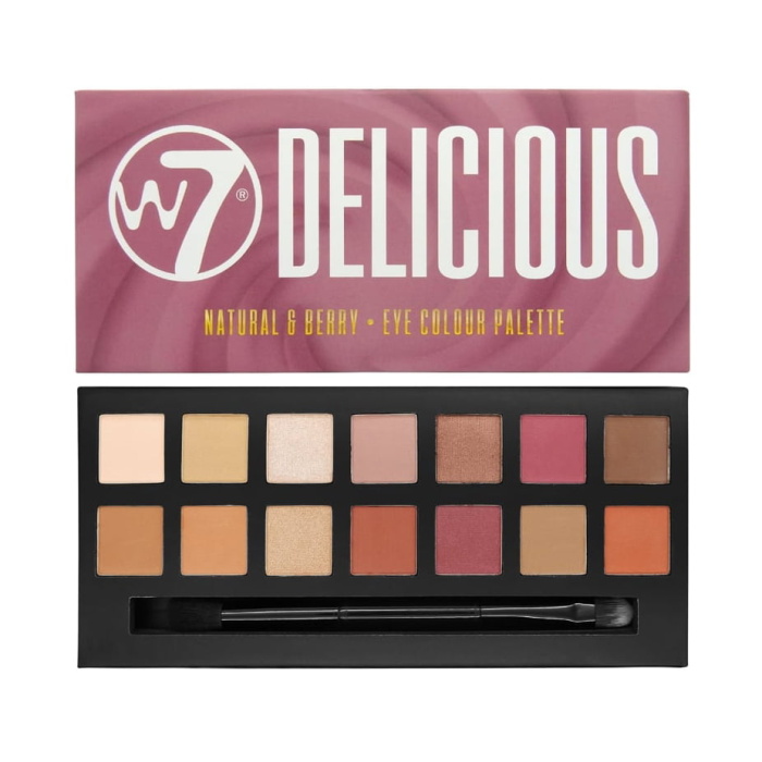 W7 Cosmetics Delicious Natural Berry 14 Colour Eyeshadow Palette