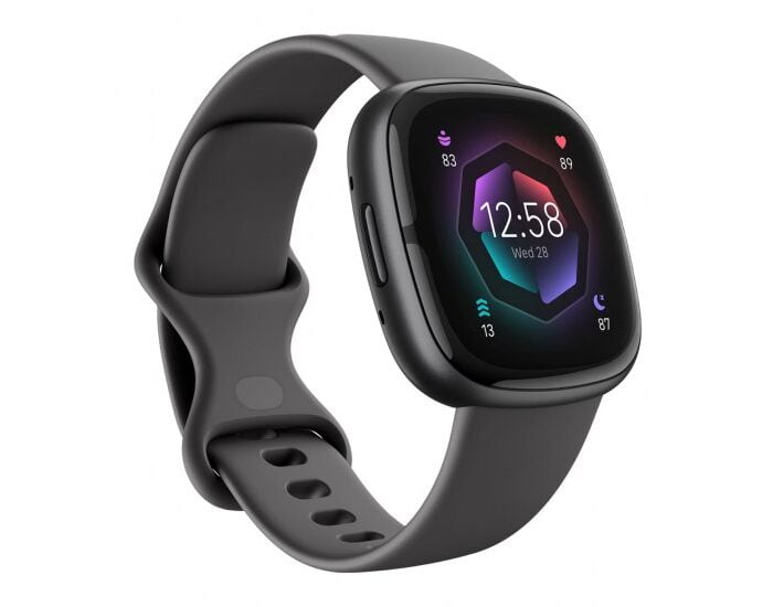Fitbit Sense 2 Graphite Shadow Grey Health Fitness Smartwatch Fb521bkgb Us