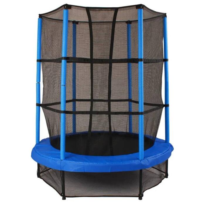 Jump+indoor 2foutdoor+youth+trampoline+4.6 27+round+with+safety+enclosure