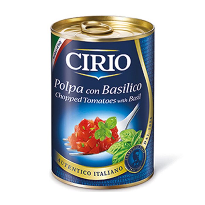 Cirio Sauce Tomato Pulp With Basil Can 400gr