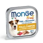Monge Dog Fruit Pate With Chicken And Raspberries 100g