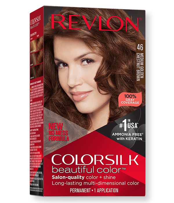 Revlon Colorsilk Beautiful Color Bo A Za Kosa Medium Golden Chestnut Brown 46