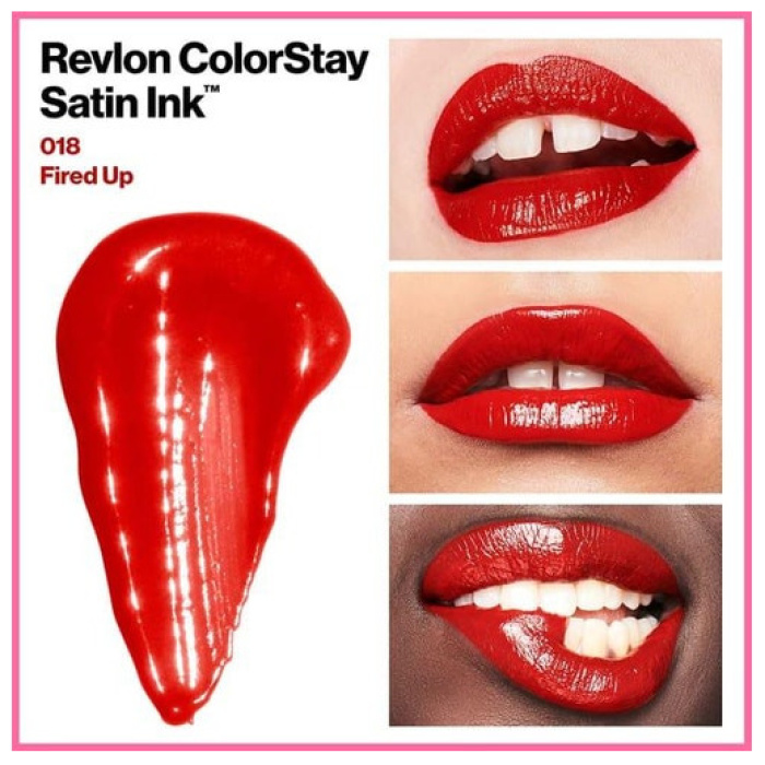 2 16282fd05d Revlon Colorstay Satin Ink Lipcolor Fired Up Lipstick Bella Scoop 123