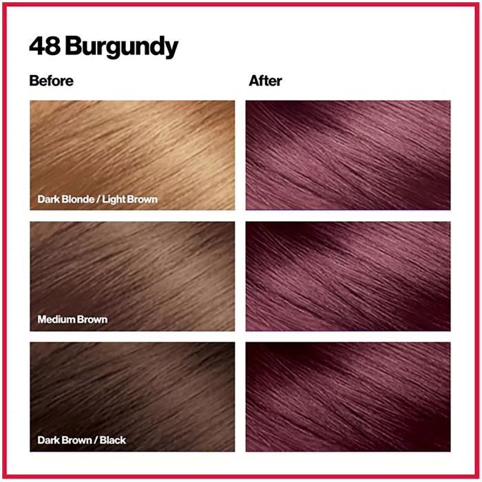 Revlon Colorsilk Beautiful Color Permanent Hair Color 48 Burgundy 50773 3