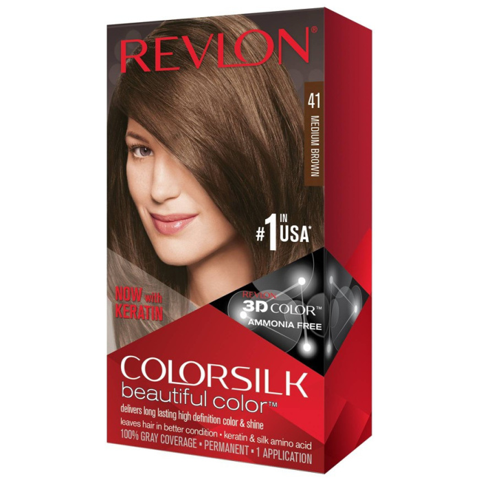 Revlon Colorsilk Beautiful Hair Color 41 Medium Brown