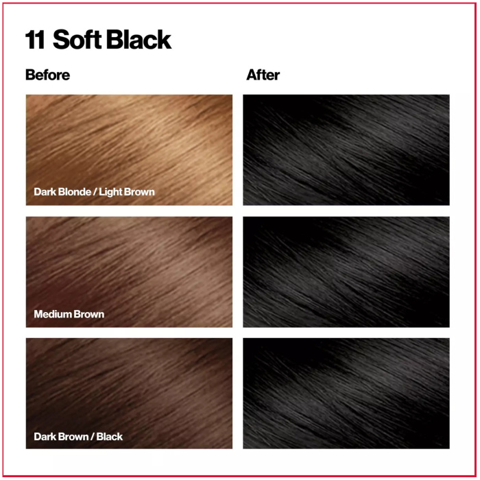 Revlon Colorsilk Hair Color 11 Soft Black 2