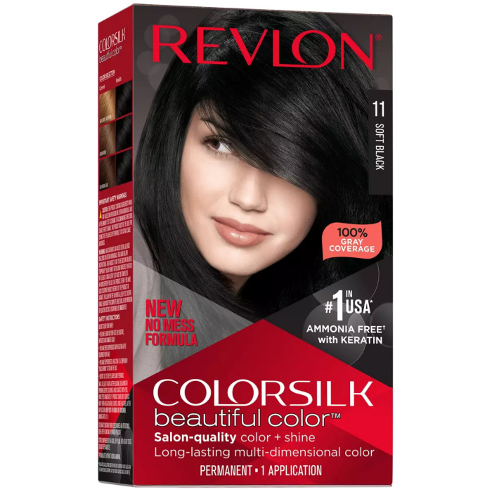 Revlon Colorsilk Hair Color 11 Soft Black