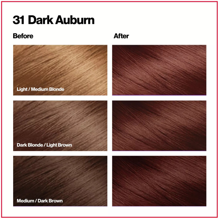 Revlon Colorsilk Hair Color 31 Dark Auburn 2