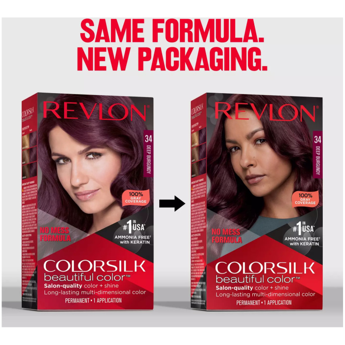 Revlon Colorsilk Hair Color 34 Deep Burgundy 3