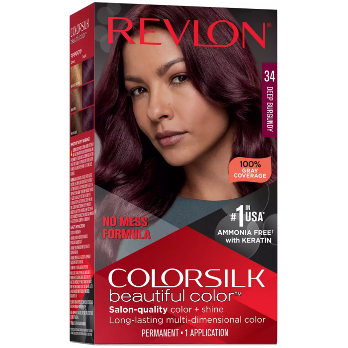 Revlon Colorsilk Hair Color 34 Deep Burgundy