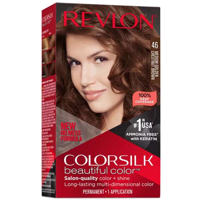 Revlon Colorsilk Hair Color 46 Medium Gold Chestnut Brown