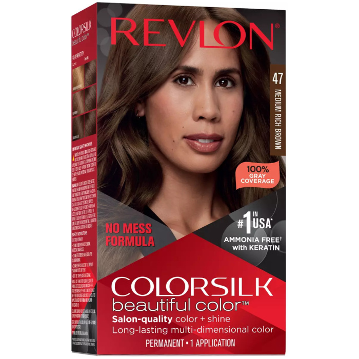 Revlon Colorsilk Hair Color 47 Medium Rich Brown