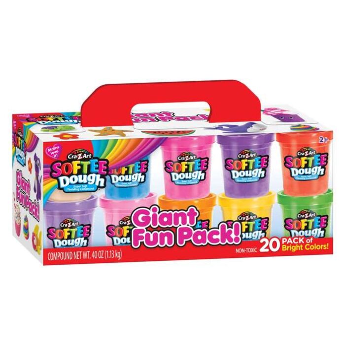 Crazart Crazart Plastelin 20 X 57g Softee Dough Baby Center Internet