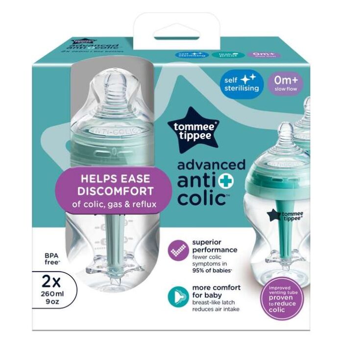 Tommee Tippee Shishe Protiv Koliki Tt Ctn 2x260 Ml Uniseks Baby Center