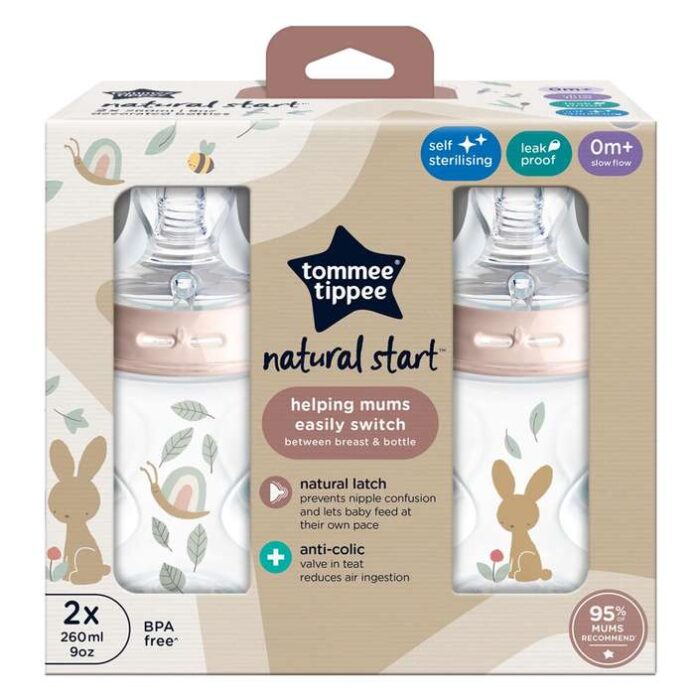 Tommee Tippee Tommee Tippee Plastichno Shishe Ctn Shishe Tt Ctn 2x260 Ml Ukrasena